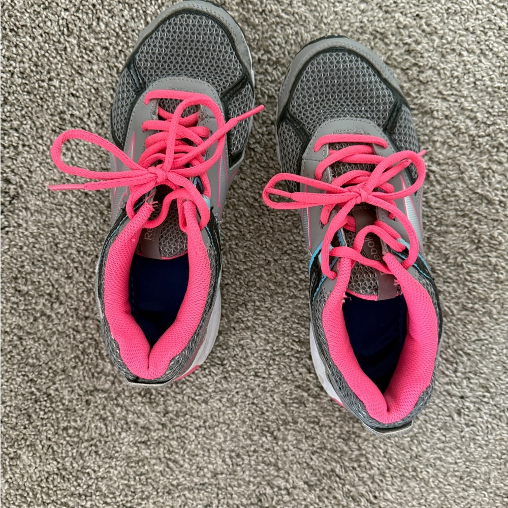 Reebok Athletic Shoes Pink and Gray